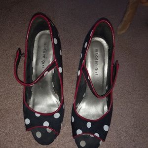 High heel Madden girl shoe